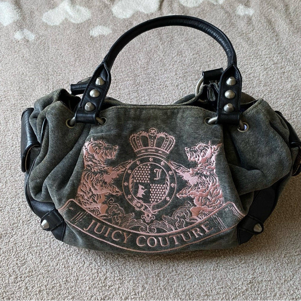 Juicy Couture late Y2K grey and pink velour dog bag - Picture 7 of 10